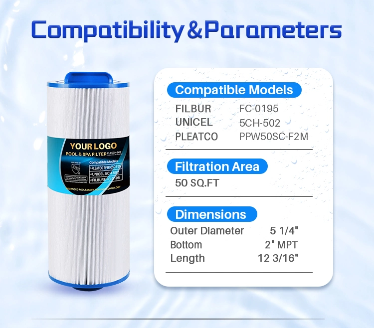 Compatible with 370-0237 Hot Tub Water Filter Interception Sediment of Swimming Pool