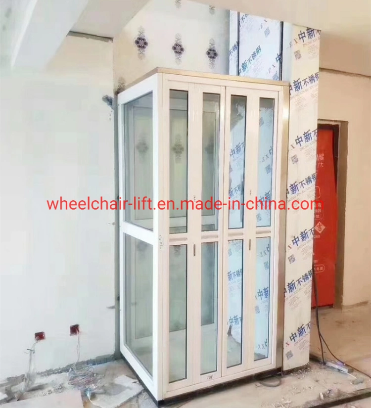 Hydraulic Villa Elevator Home Lift with Shaft Cover